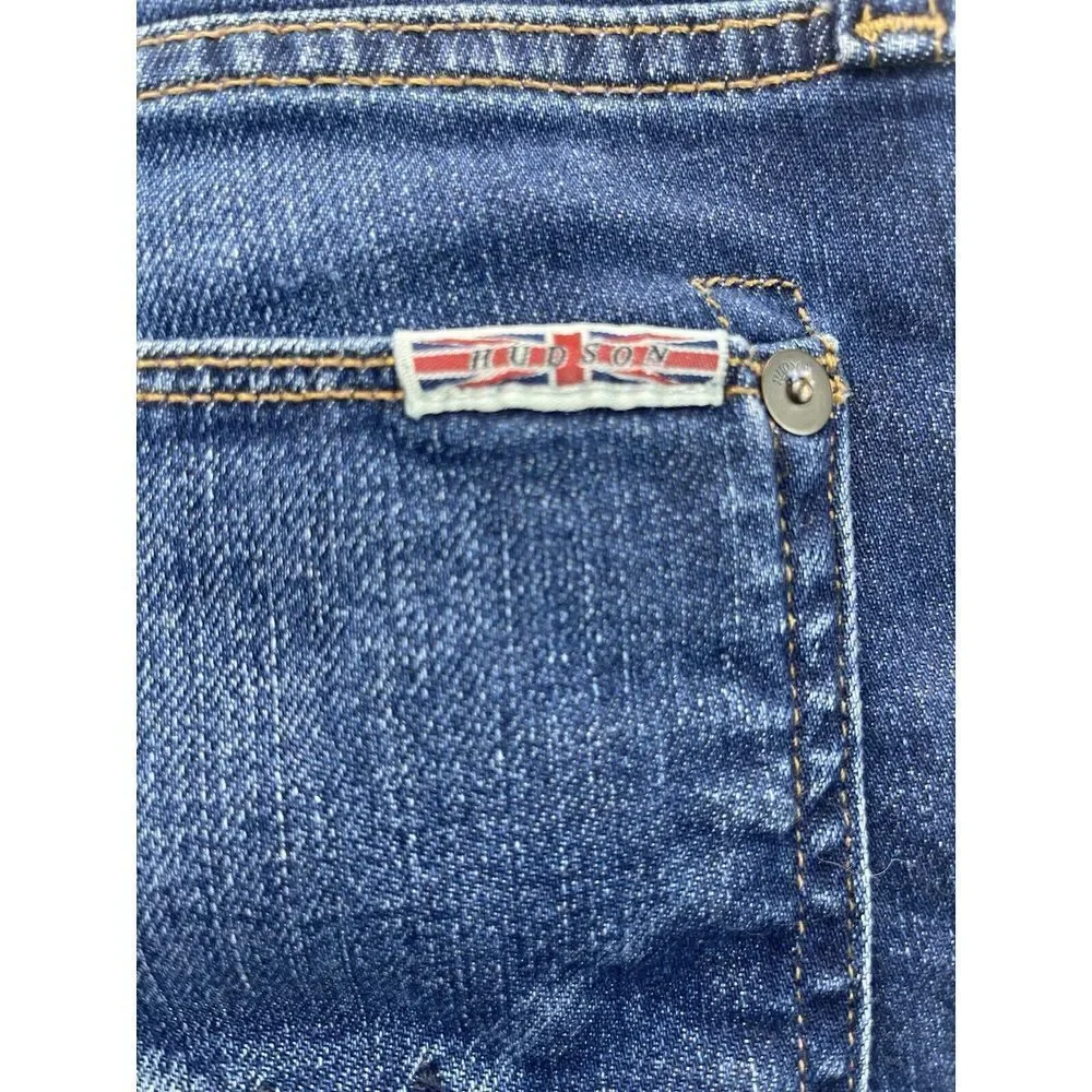 Hudson‎ Jeans Mens Size 31 Bryon 5 PKT Straight Leg Zip Fly Med Wash Quality